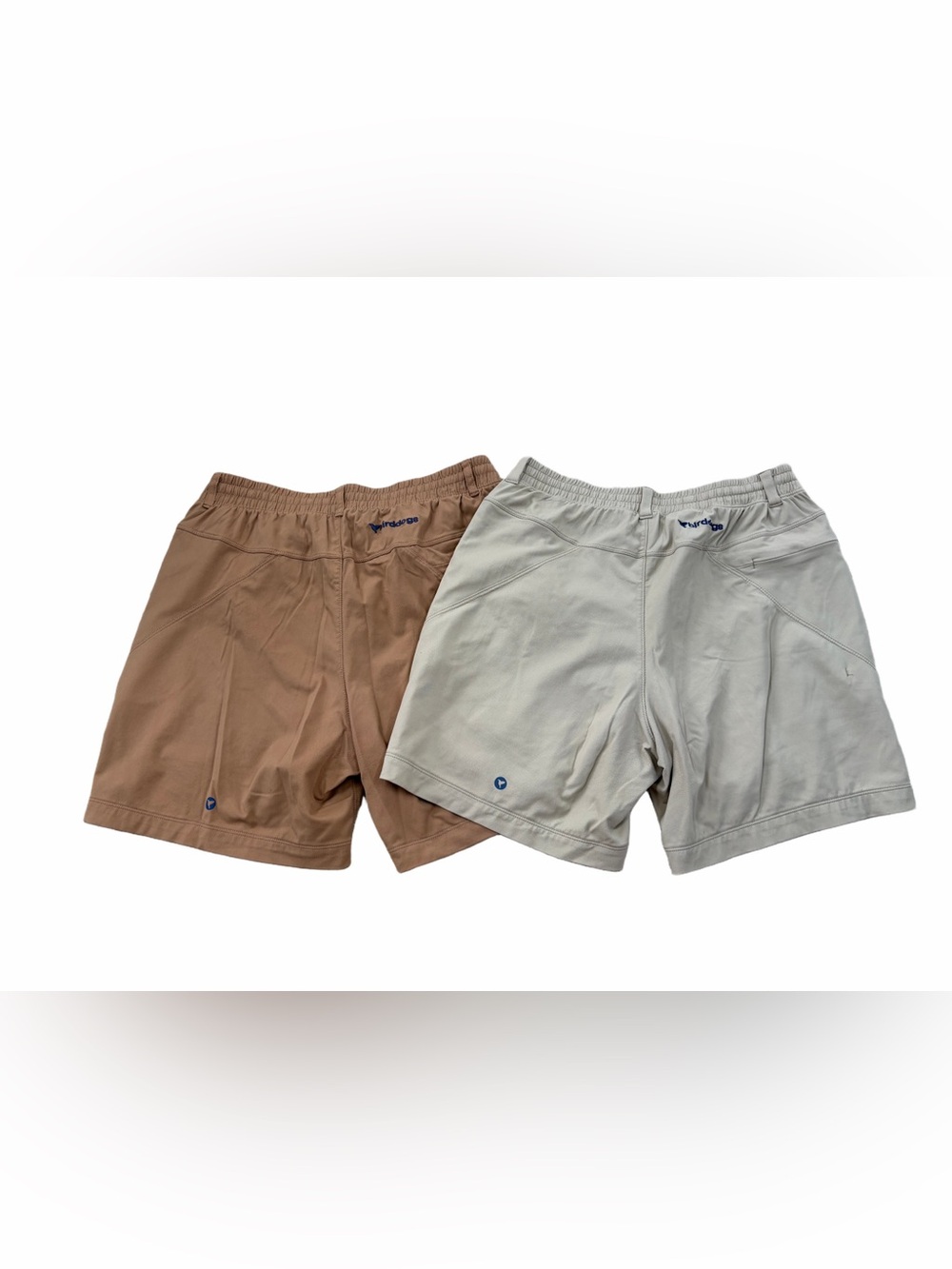 Birddogs Men's Size Medium Tan and Khaki Athletic Activewear Cargo Shorts Bundle - Picture 2 of 10